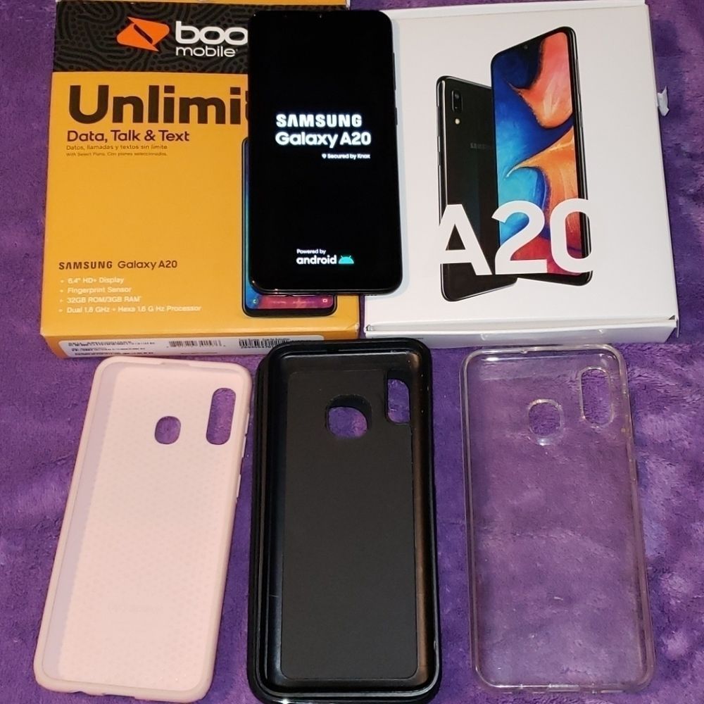 SamsungโGalaxyย A20 wโCasesโ